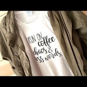 I RUN ON... coffee ☕️.... Tee!!